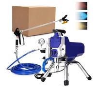 YOIUTRGDK Commercial Airless Paint Sprayer 2200W Electric Painting Machine For Home Interior Exterior Wall Spraying(110v)