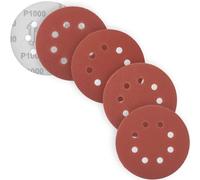 YoiYee 125mm/5-Inch Ultra Fine Grit Abrasive Sanding Discs - 8-Hole Hook & Loop Pads with P1000/1200/1500/2000, Aluminium Oxide Discs for Orbital Sanders, Pack of 20(5pcs/grit)