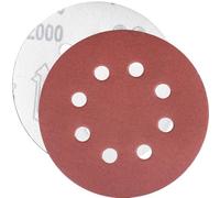 YoiYee 2000 Grit Sanding Discs Pads, 8 Holes, 125mm/5-inch Hook and Loop Quick Change Sandpaper Sheet for Random Orbital Sander, 20 Pack