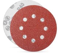YoiYee 40 Grit Sanding Discs, 125mm Sanding Discs for Random Orbital Sanders, 8 Hole Hook and Loop Sandpaper Pads, 20 Pack Aluminum Oxide