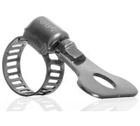 YoiYee 8-12mm Hose Clamp, 304 Stainless Steel Adjustable Pipe Clip with Thumbscrew, Butterfly Type Metal Worm Drive Ducting Strap for Securing Gas/Fuel Line, Pack of 4