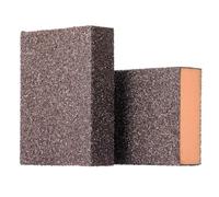 YoiYee Extra Coarse Hand Sanding Block (36 grit), Wet and Dry Sponges Sandpaper, Flexible Sand Cube, Polishing Abrasive Foam Pads for Wood/Metal/Plaster Wall/Car/modelling, 2 Pack
