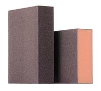 YoiYee Fine Grade Hand Sanding Block (180 grit), Wet and Dry Sponges Sandpaper, Flexible Sand Cube, Polishing Abrasive Foam Pads for Wood/Metal/Plaster Wall/Car/modelling, 2 Pack