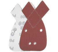 YoiYee Fine Grit Mouse Sandpaper with Finger Extension - P320/400/600/1200 - 140 x 95mm Detail Sheets - 4 Hole - 25PCS