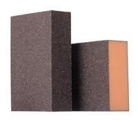 YoiYee Wet and Dry Hand Sanding Blocks, Light Coarse (80 grit) Sponges Sandpaper, Flexible Sand Cube, Polishing Abrasive Foam Pads, for Wood/Metal/Plaster Wall/Car/modelling, 2 Pack
