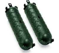 Yojoe 2 Pack Green Compact Outdoor Extension Cord Cover Waterproof Electrical Safety Box for Extension Cord Plug, IP44 Water-Resistant, Lightweight & Portable for Holiday Lights, Garden Tools