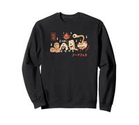 Yokai Food Fest | Japanese Sushi Monster Art Sweatshirt