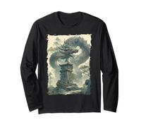 Yokai Legend Japanese Dragon Tattoo Myth Long Sleeve T-Shirt