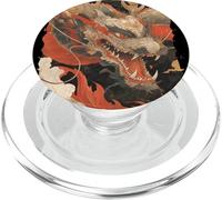 Yokai Legend Japanese Dragon Tattoo Myth PopSockets PopGrip for MagSafe