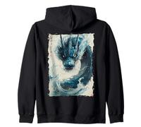 Yokai Legend Japanese Dragon Tattoo Myth Zip Hoodie
