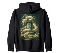 Yokai Legend Japanese Dragon Tattoo Myth Zip Hoodie