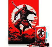 Yokai Ninja Adult Jigsaw1000 Pieces Cognitive Boost Game No Gap Tight Fitting Design Birthday Gift Brain Teaser Toy (38x52cm)