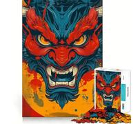 Yokai Oni Demon Jigsaw for Adults1000 Pieces Mind Boost Game Seamless Fit Precise Pieces Relaxing Indoor Group Activity (38x52cm)