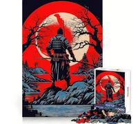 Yokai Warrior Jigsaw Puzzle 1000 Piece for Teenagers Clear Thinking Relaxing Pastime Firm Interlock Perfect Present (38x26cm)