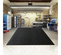 Yokawe Garage Floor Mat 7.3FT x 16FT, Extra Large Oil Spill Mats for Under Car, Absorbent Felt Garage Mats, Waterproof Non Slip Parking Mat, Cuttable Automotive Garage Carpet Protector Dark Gray