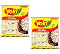 Yoki Canjica White Corn Hominy 400g | Crystal Hominy 400g | Healthier and More Delicious Diet | Extracted From White Corn From Brazil (2 Pack, Crystal Hominy)