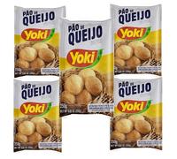 Yoki Mistura Pao De Queijo Brazilian Cheese Bread Mix 250g Prepared Mixture Deliciously Crunchy Cheese Bread Product of Brazil Origin Pack of 5