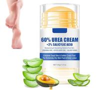 YOKIKIYO Hydrating and Anti-Cracking Foot Cream,Foot Repair Cream,Softens Skin Exfoliator,60% Urea Plus 2% Salicylic-Acid Foot Cream for Dry Cracked Heels and Feet