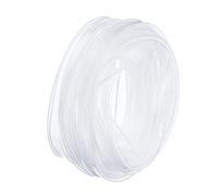 YOKIVE 1 Pc Silicone Tube Sleeve, Rubber LED Tube Strip Waterproof Dustproof Cover, Great for Office, Home (Clear, Fit for 12mm Wide Strip, 5m Length)