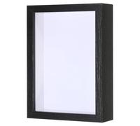 YOKIVE 1 Pcs Shadow Box Frame, Wooden Pressed Flower Frame Floating Photo Frame | DIY Specimens, Great for Wall Tabletop Display (Black, 6x8-Inch)