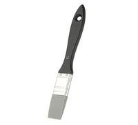 YOKIVE 1 Pcs Silicone Painting Brush, Painting Color Shaper Tool Flat Flexible Acrylic Water Based Painting Tool Great for Move and Remove Acrylic Paints, (Black Grey, 1-Inch)