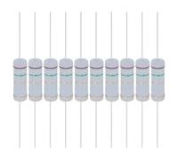 YOKIVE 10 Pcs 1.5 Ohm 5 Watts Metal Oxide Film Resistor, 5% Tolerance Resistor Axial Lead | Flame Proof for DIY Electronic Circuits, Audio-Video Projects