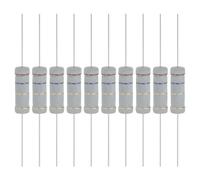 YOKIVE 10 Pcs 2.7 Ohm 5 Watts Metal Oxide Film Resistor, 5% Tolerance Resistor Axial Lead | Flame Proof for DIY Electronic Circuits, Audio-Video Projects