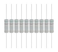 YOKIVE 10 Pcs 5.1 Ohm 5 Watts Metal Oxide Film Resistor, 5% Tolerance Resistor Axial Lead | Flame Proof for DIY Electronic Circuits, Audio-Video Projects