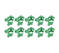 YOKIVE 10 Pcs Joint Clip, Lab Plastic Clips | Fixing Glass Instruments, Great for 14/20mm and 14/35mm Glass Taper Joint Laboratory Connector (Green)