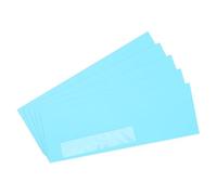 YOKIVE 100 Pcs #10 Business Window Envelopes, Self Seal Adhesive Mailing Envelopes with Left Window, Great for Letter Mailing Check Wedding Invitations, (Sky Blue, 4 1/8 x 9 1/2 Inch)