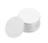 YOKIVE 100 Pcs Bottle Seal Aluminum Foil Cap Liner, Induction Heat Sealer | Sealing Supplies, Great for PE/HDPE Bottle Jar Cans (White, 0.7-Inch)