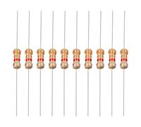 YOKIVE 100 PCS Carbon Film Resistors, 1/4W 3.3K Ohm 5% Tolerances Resistor, Good for DIY Electronic Projects (4 Color Band, 1.77x0.09-Inch)