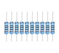 YOKIVE 100 PCS Metal Film Resistors, 100 Ohm Resistor with 3W 1% Tolerance, Lead, Good for DIY Electronic Projects (5 Color Bands, 17±1mm)