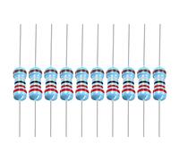 YOKIVE 100 PCS Metal Film Resistors, 2.2 Ohm Resistor with 1/2W 1% Tolerance, Lead, Good for DIY Electronic Projects (5 Color Bands, 8.5mm±1mm)