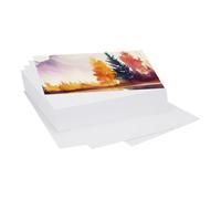 YOKIVE 100 Pcs Straight Pure Cotton Paper, Blank Cardstock Painting Board Great for Party Decoration, Crafts, Drawing (White, 8x6-Inch)