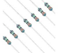 YOKIVE 100pcs 3.3MOhm Resistor, 1/4W (0.25W) Metal Film Fixed Resistor, Tolerance +/-1% Resistors, ROHS Certificated
