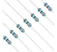 YOKIVE 100pcs 36 Ohm Resistor, 1/4W (0.25W) Metal Film Fixed Resistor, Tolerance +/-1% Resistors, ROHS Certificated