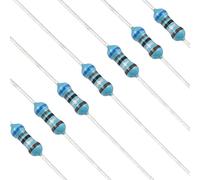 YOKIVE 100pcs 6.8 Ohm Resistor, 1/4W (0.25W) Metal Film Fixed Resistor, Tolerance +/-1% Resistors, ROHS Certificated