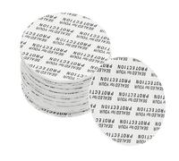 YOKIVE 100Pcs Foam Lid Liners, Polystyrene Tamper Pressure Sensitive Liners, Great for Bottle Cap Sealing (White, 45mm)