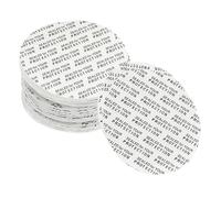YOKIVE 100Pcs Foam Lid Liners, Polystyrene Tamper Pressure Sensitive Liners, Great for Bottle Cap Sealing (White, 58mm)