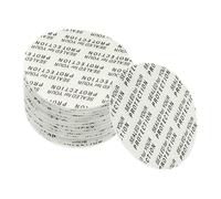 YOKIVE 100Pcs Foam Lid Liners, Polystyrene Tamper Pressure Sensitive Liners, Great for Bottle Cap Sealing (White, 35mm)