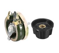 YOKIVE 100W 50 Ohm Rheostat, Ceramic Rheostat Adjustable Resistor High Power Wirewound Potentiometer Variable Resistor with Variable Control Knob Cover
