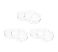YOKIVE 120mm Glass Petri Dish with Lids, Thicken Petri Plates, 3 Pack