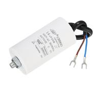 YOKIVE 14uF CBB60 Running Capacitor, Run Capacitor with 2 Wires Screw, AC 450V Start Up Motors, Great for Air Compressors, Pumps (White, 75x40mm)