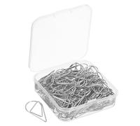 YOKIVE 150 Pcs Paper Clip, Drop-Shaped with Box | Keep Desk Neat, Great for Office, Art, Crafts, Home, Daily Use (Silver Tone, 1-Inch)
