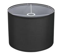 YOKIVE 1Set Drum Lamp Shades for Table Lamps, 13"x13"x10" Linen Lampshade Easy Assembly Lamp Shade with E26/E14/Spider Fitter Adapters for Floor Lamps Bedside Lamps, Black