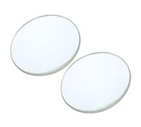 YOKIVE 2 Pcs Double Convex Lens, Clear Glass Optical Lenses | Make Telescope, Great for Photography, Optical Instruments Use (Clear, 50mm Focal Length)