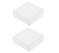 YOKIVE 2 Pcs Freezer Tube Box, Waterproof Cardboard Holder for 1.5/1.8/2ml Centrifuge Tube | Fixed Sample Tube, Great for Scientific Institutes (81 Places)