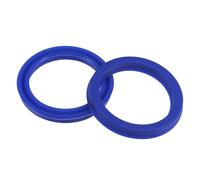 YOKIVE 2 Pcs UN Radial Shaft Seals, Industry PU Oil Seals for Hydraulic Cylinders (Blue, 30-mm ID x 38-mm OD 5-mm Width)