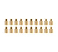 YOKIVE 20 Pcs M3 Standoff Screws, Brass Hex PCB Standoffs, Keep Height Consistent, Great for Motherboard (Gold Tone, 6mm+3mm)